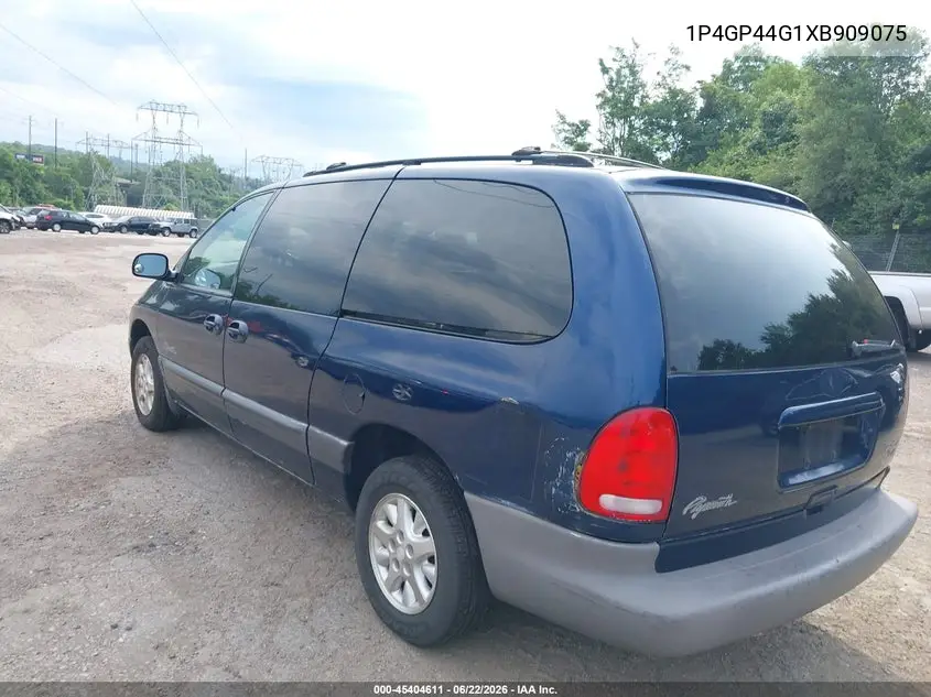 1999 Plymouth Grand Voyager Se VIN: 1P4GP44G1XB909075 Lot: 45404611