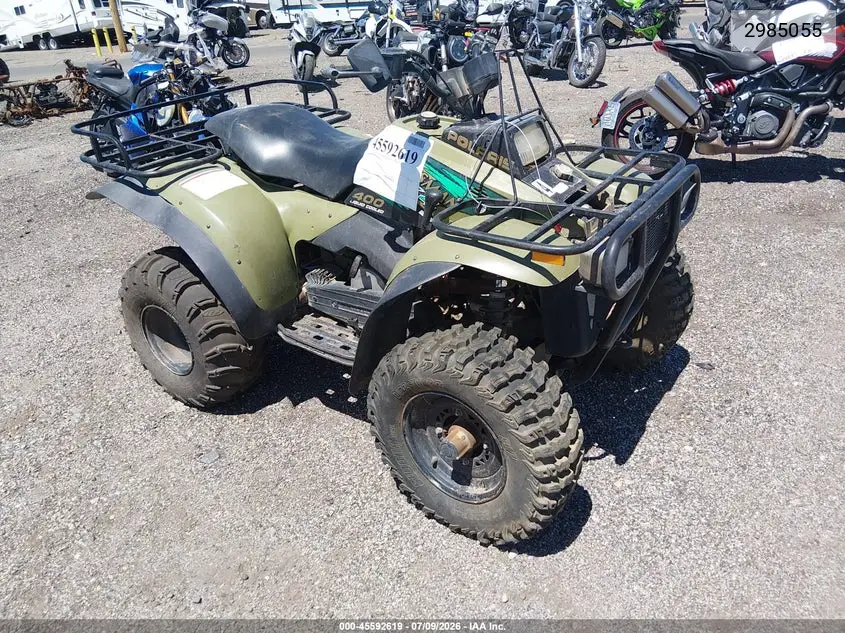 1996 Polaris Atv VIN: 2985055 Lot: 45592619