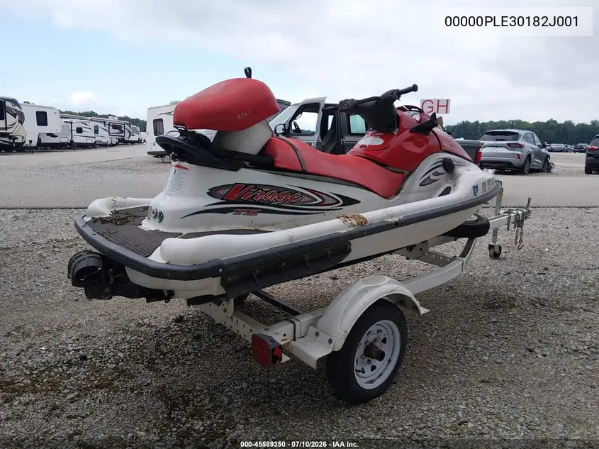 2001 Polaris Polaris Virage Tx VIN: 00000PLE30182J001 Lot: 45589350
