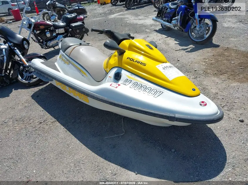 2002 Polaris Polaris Virage VIN: PLE19363D202 Lot: 45540311