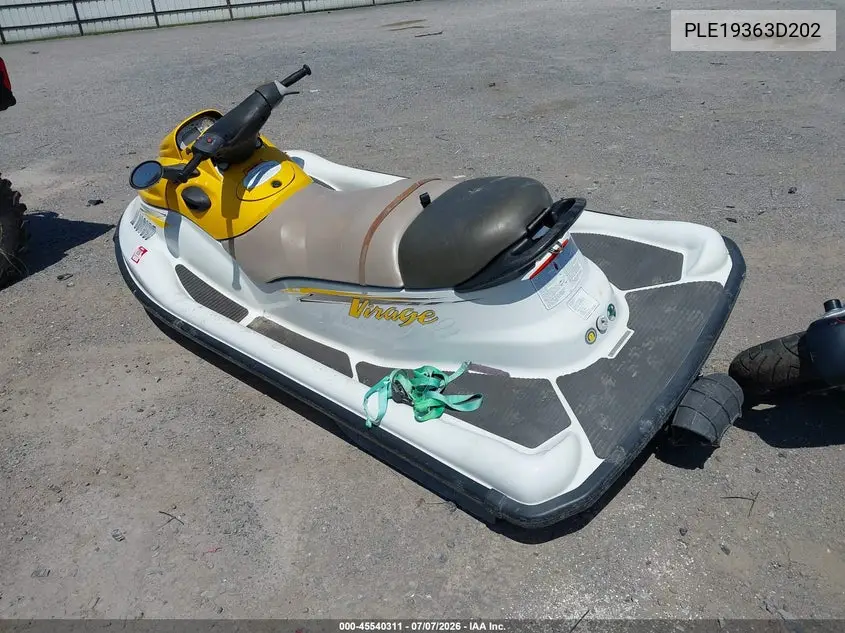2002 Polaris Polaris Virage VIN: PLE19363D202 Lot: 45540311