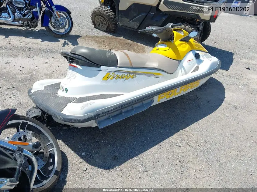 2002 Polaris Polaris Virage VIN: PLE19363D202 Lot: 45540311