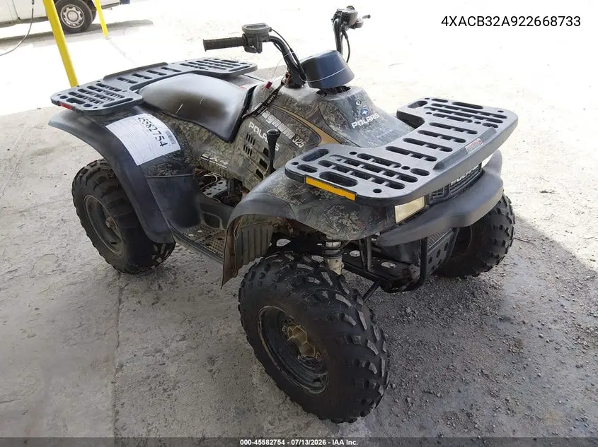 2002 Polaris Magnum 325 4X2 VIN: 4XACB32A922668733 Lot: 45582754