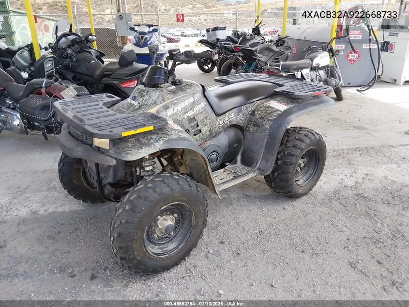 2002 Polaris Magnum 325 4X2 VIN: 4XACB32A922668733 Lot: 45582754
