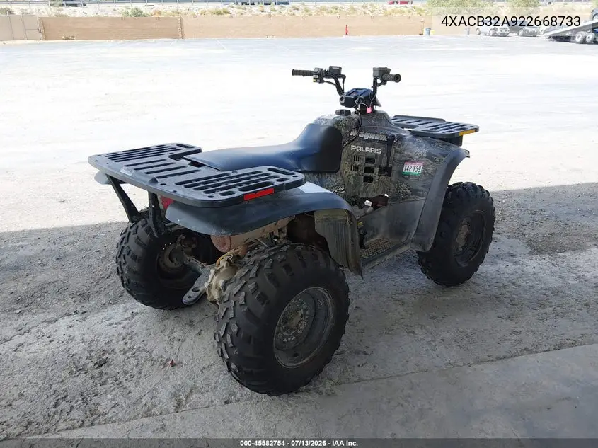 2002 Polaris Magnum 325 4X2 VIN: 4XACB32A922668733 Lot: 45582754
