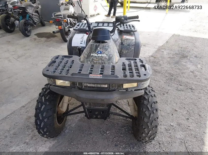 2002 Polaris Magnum 325 4X2 VIN: 4XACB32A922668733 Lot: 45582754