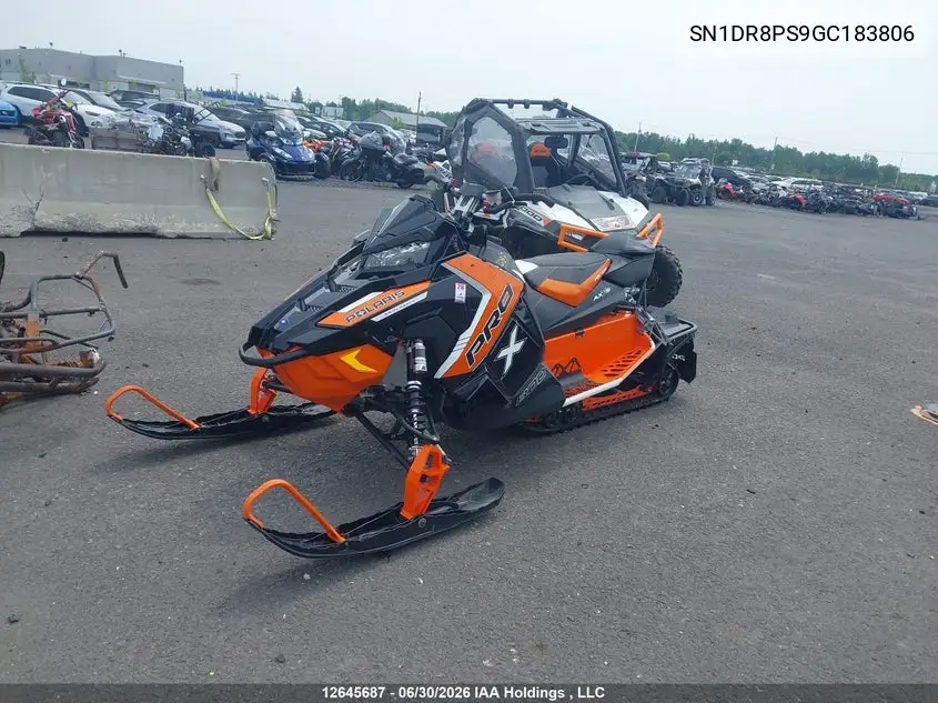 2016 Polaris VIN: SN1DR8PS9GC183806 Lot: 12645687