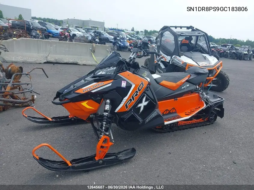 2016 Polaris VIN: SN1DR8PS9GC183806 Lot: 12645687