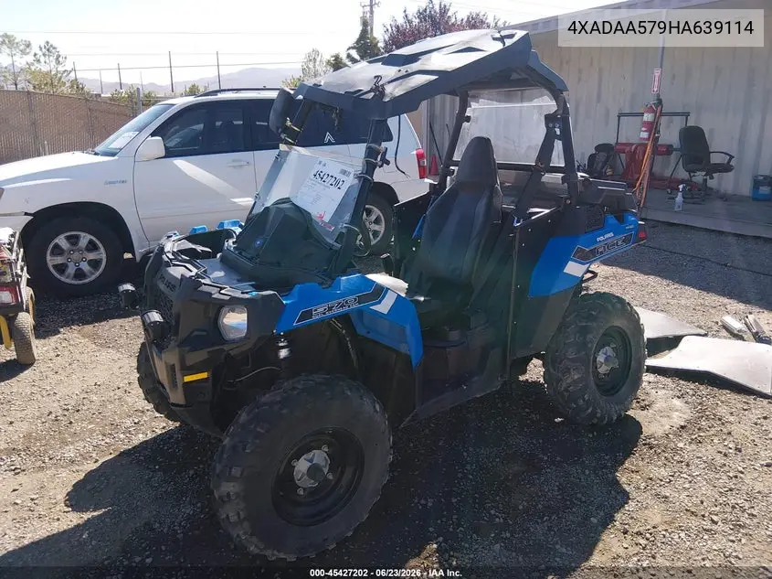 2017 Polaris Ace 570 VIN: 4XADAA579HA639114 Lot: 45427202