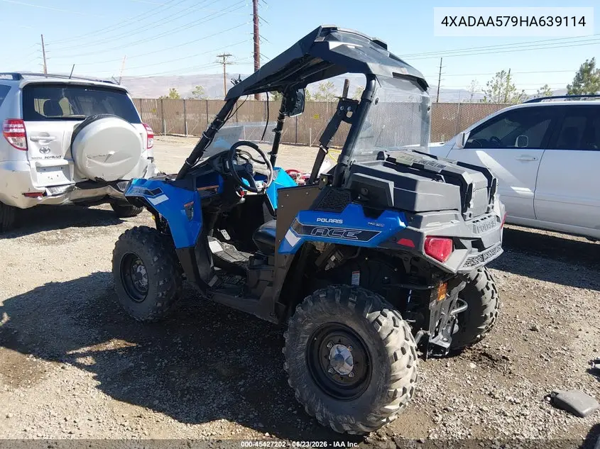 2017 Polaris Ace 570 VIN: 4XADAA579HA639114 Lot: 45427202
