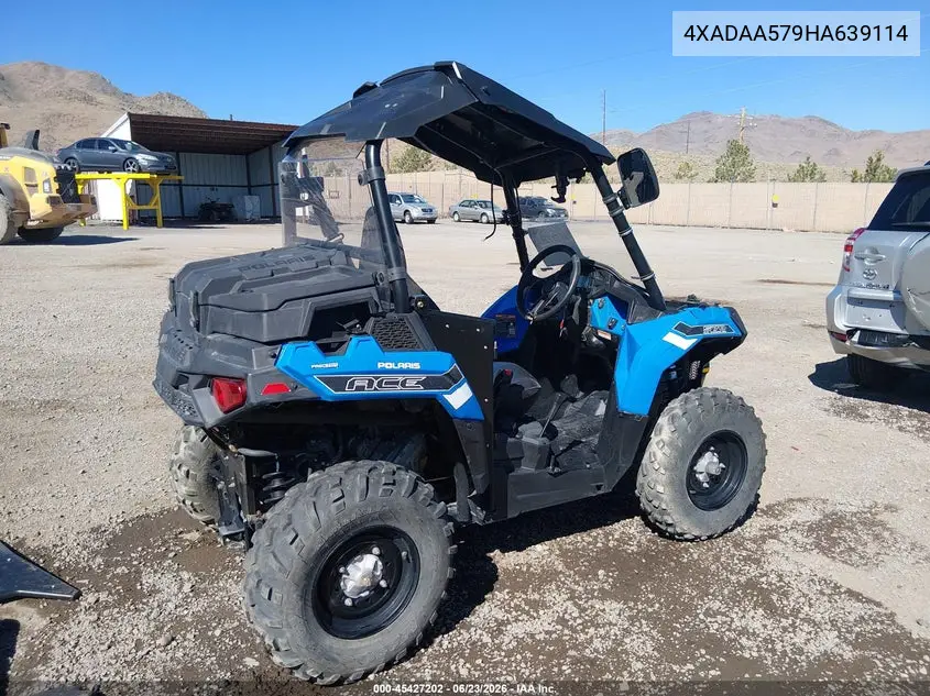 2017 Polaris Ace 570 VIN: 4XADAA579HA639114 Lot: 45427202