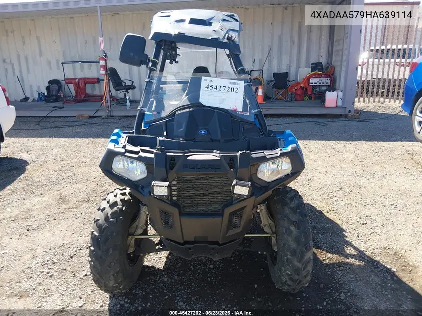 2017 Polaris Ace 570 VIN: 4XADAA579HA639114 Lot: 45427202