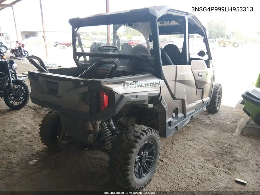 2020 Polaris General 4 1000 Premium VIN: 3NSG4P999LH953313 Lot: 45558589