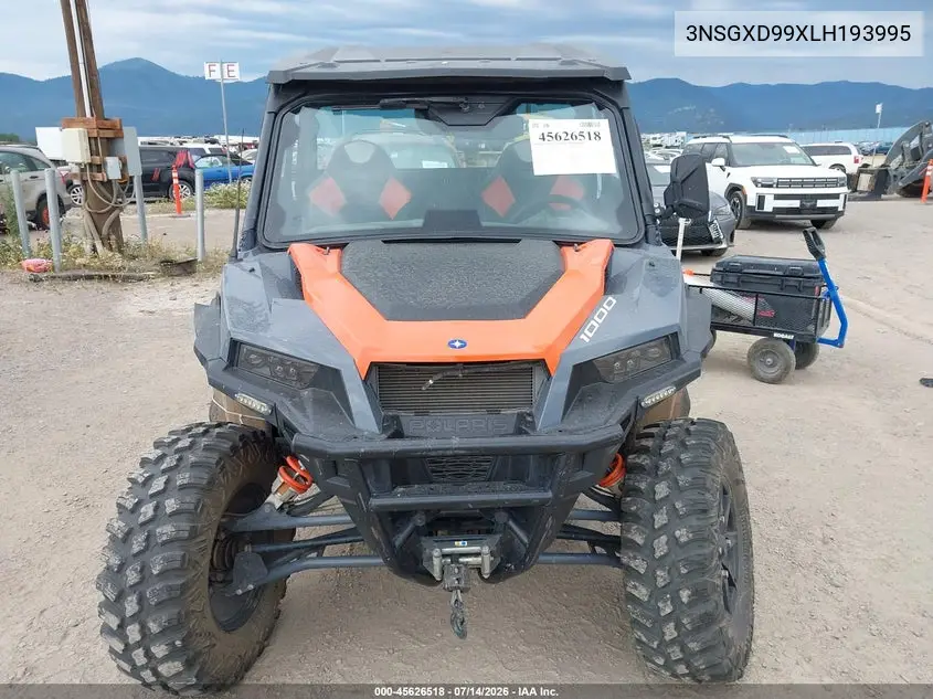 2020 Polaris General Xp 1000 Deluxe VIN: 3NSGXD99XLH193995 Lot: 45626518