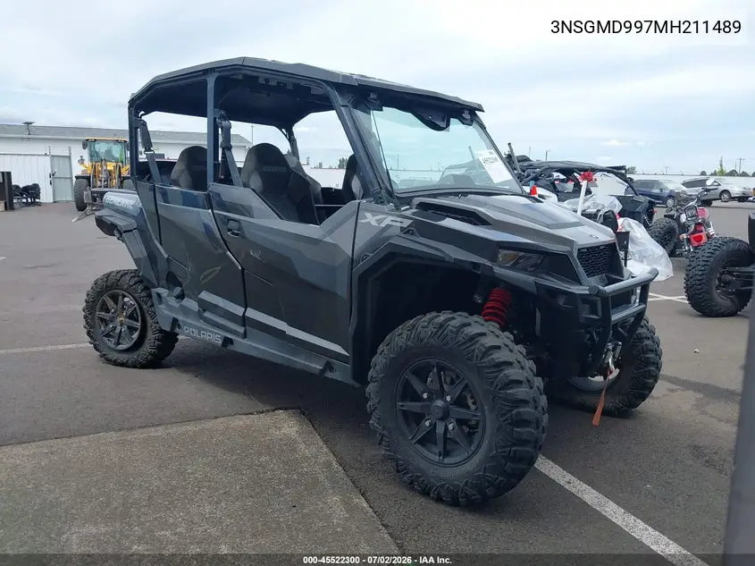 2021 Polaris General Xp 4 1000 Deluxe VIN: 3NSGMD997MH211489 Lot: 45522300