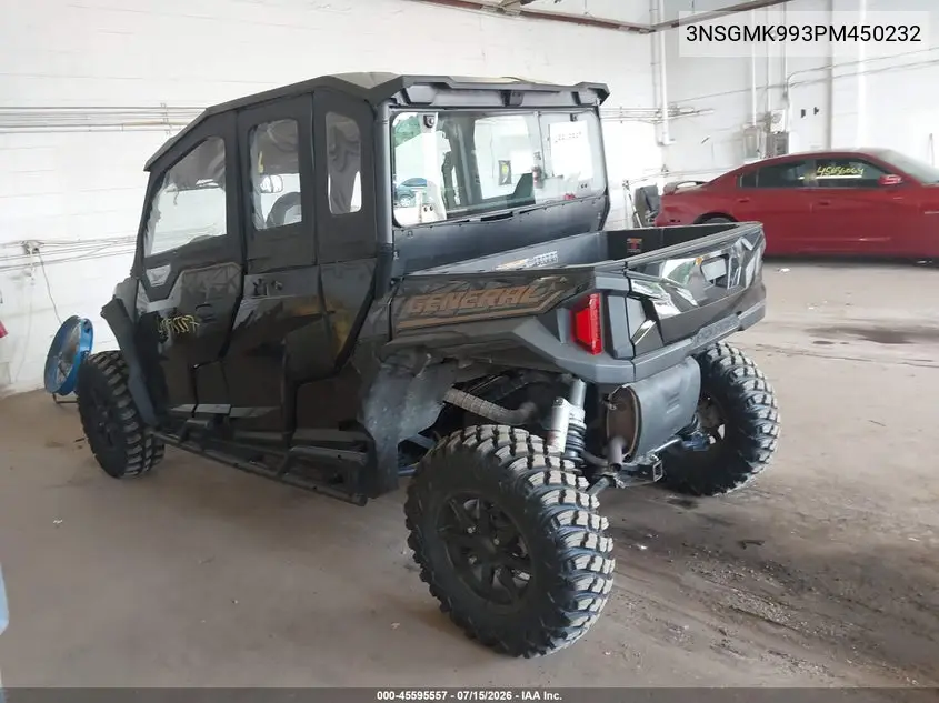 2023 Polaris General Xp 4 1000 Ultimate VIN: 3NSGMK993PM450232 Lot: 45595557