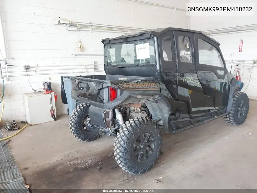 2023 Polaris General Xp 4 1000 Ultimate VIN: 3NSGMK993PM450232 Lot: 45595557