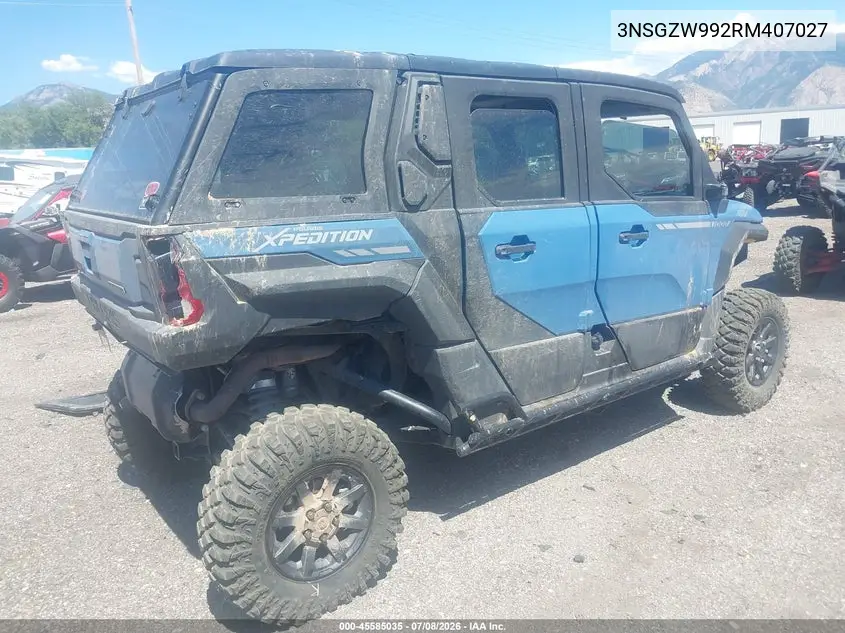 2024 Polaris Xpedition Adv 5 1000 Northstar VIN: 3NSGZW992RM407027 Lot: 45585035