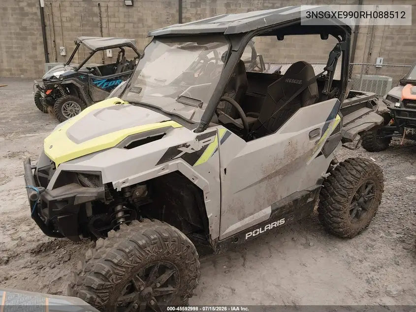 2024 Polaris General Xp 1000 Sport VIN: 3NSGXE990RH088512 Lot: 45592998