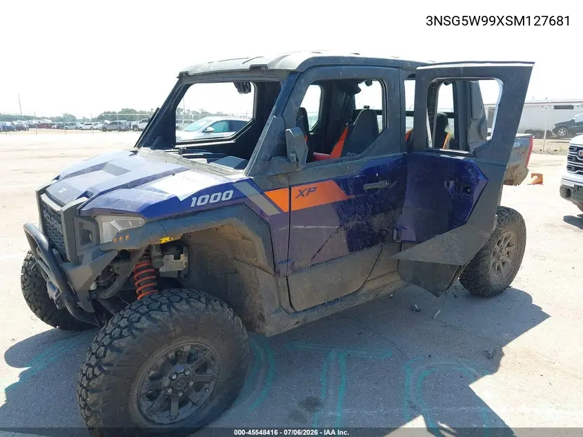 2025 Polaris Xpedition Xp 5 1000 Northstar VIN: 3NSG5W99XSM127681 Lot: 45548416