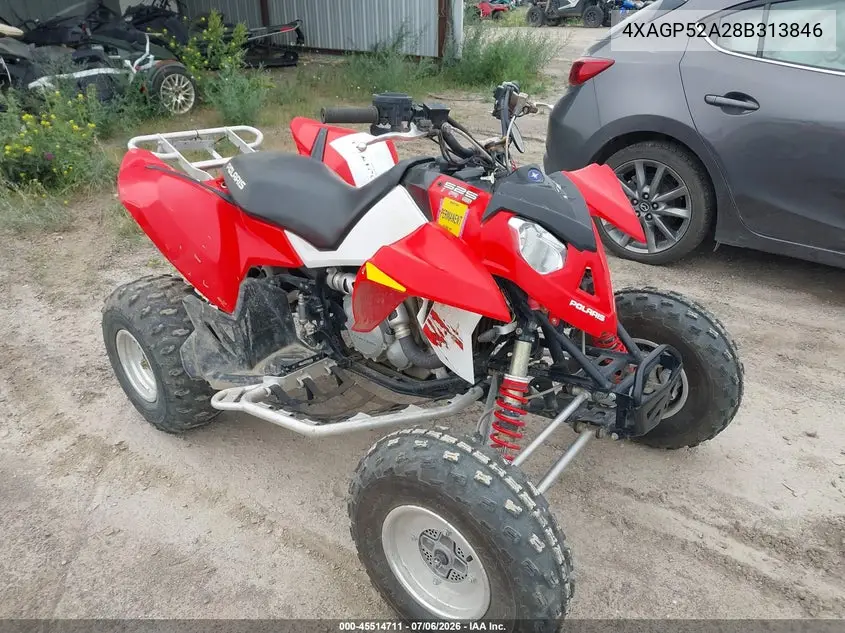 2008 Polaris Outlaw 525-Irs VIN: 4XAGP52A28B313846 Lot: 45514711