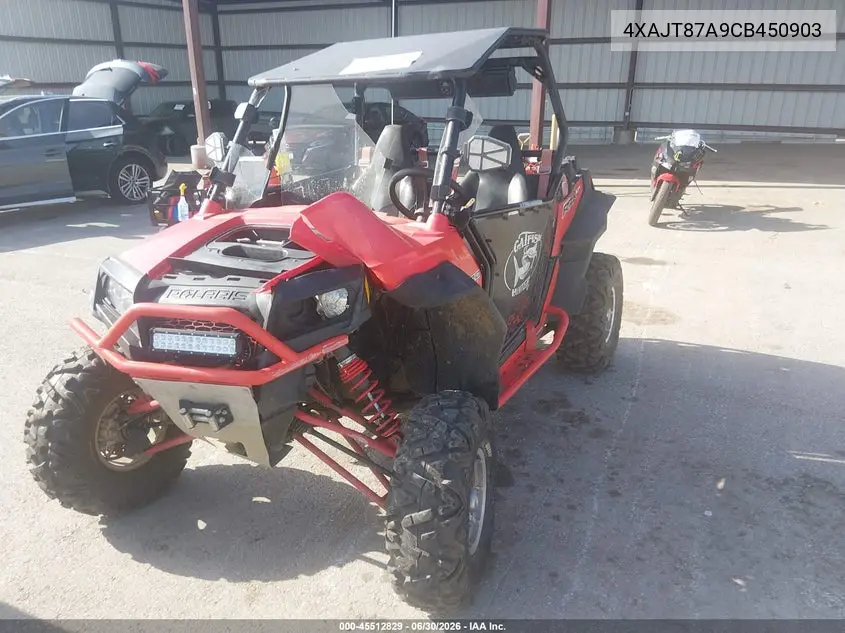 2012 Polaris Ranger Rzr 900Xp VIN: 4XAJT87A9CB450903 Lot: 45512829