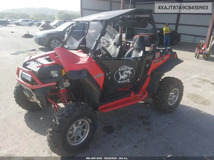 2012 Polaris Ranger Rzr 900Xp VIN: 4XAJT87A9CB450903 Lot: 45512829