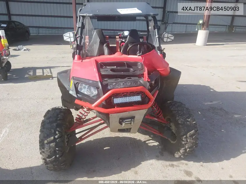 2012 Polaris Ranger Rzr 900Xp VIN: 4XAJT87A9CB450903 Lot: 45512829