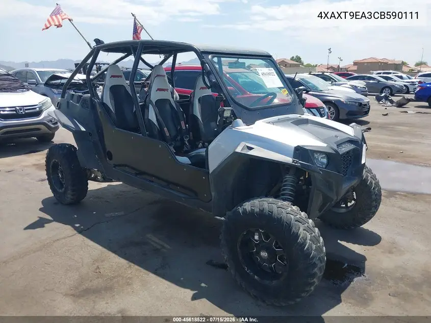 2012 Polaris Ranger Rzr 4 900 Xp Eps VIN: 4XAXT9EA3CB590111 Lot: 45618522