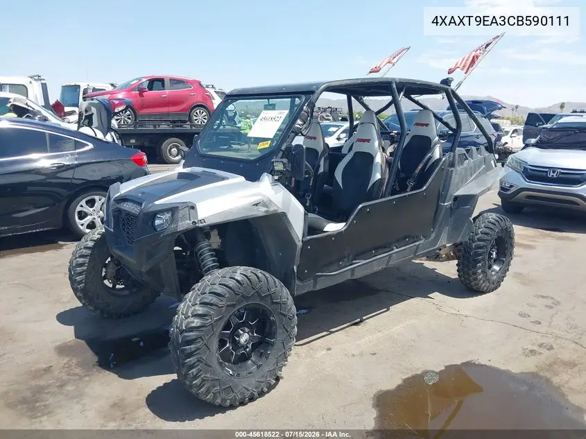 2012 Polaris Ranger Rzr 4 900 Xp Eps VIN: 4XAXT9EA3CB590111 Lot: 45618522