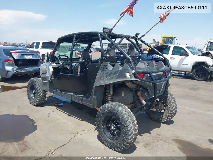 2012 Polaris Ranger Rzr 4 900 Xp Eps VIN: 4XAXT9EA3CB590111 Lot: 45618522