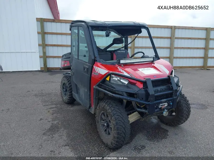 2013 Polaris Ranger 900 Xp VIN: 4XAUH88A0DB625652 Lot: 45576197
