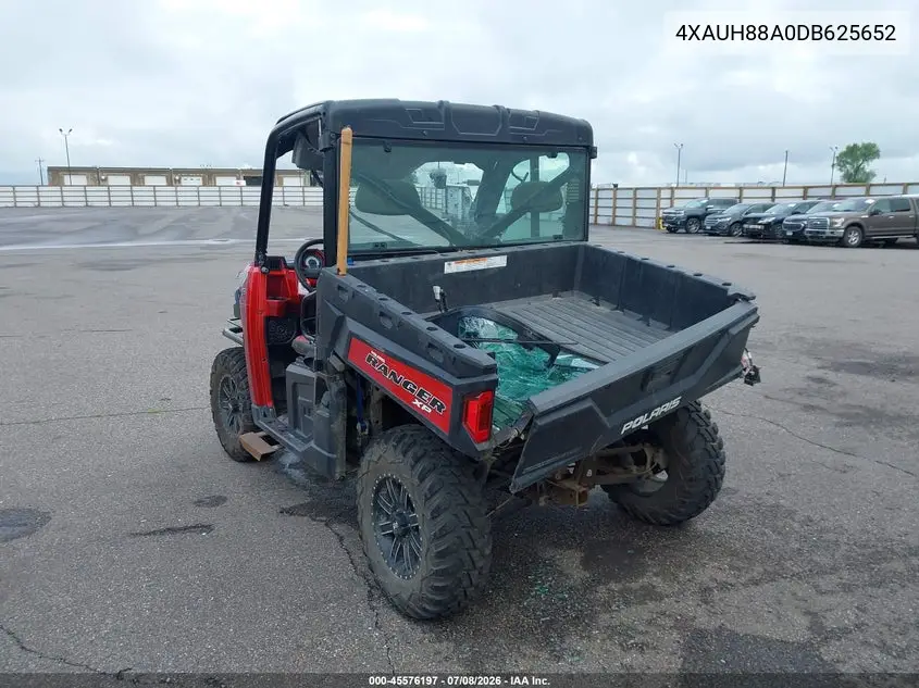 2013 Polaris Ranger 900 Xp VIN: 4XAUH88A0DB625652 Lot: 45576197