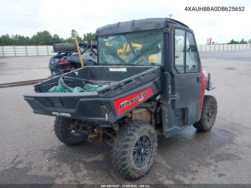 2013 Polaris Ranger 900 Xp VIN: 4XAUH88A0DB625652 Lot: 45576197