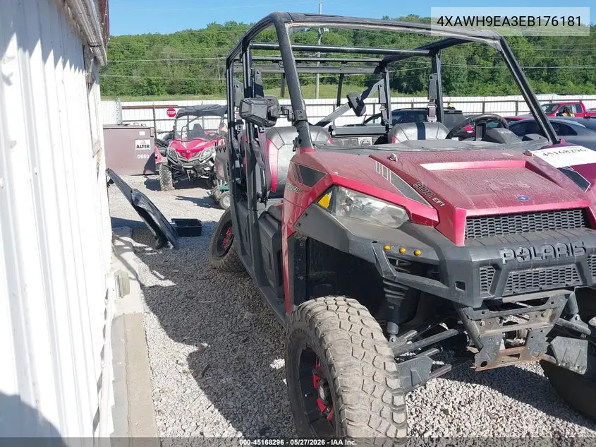 2014 Polaris Ranger 900 Crew VIN: 4XAWH9EA3EB176181 Lot: 45168296