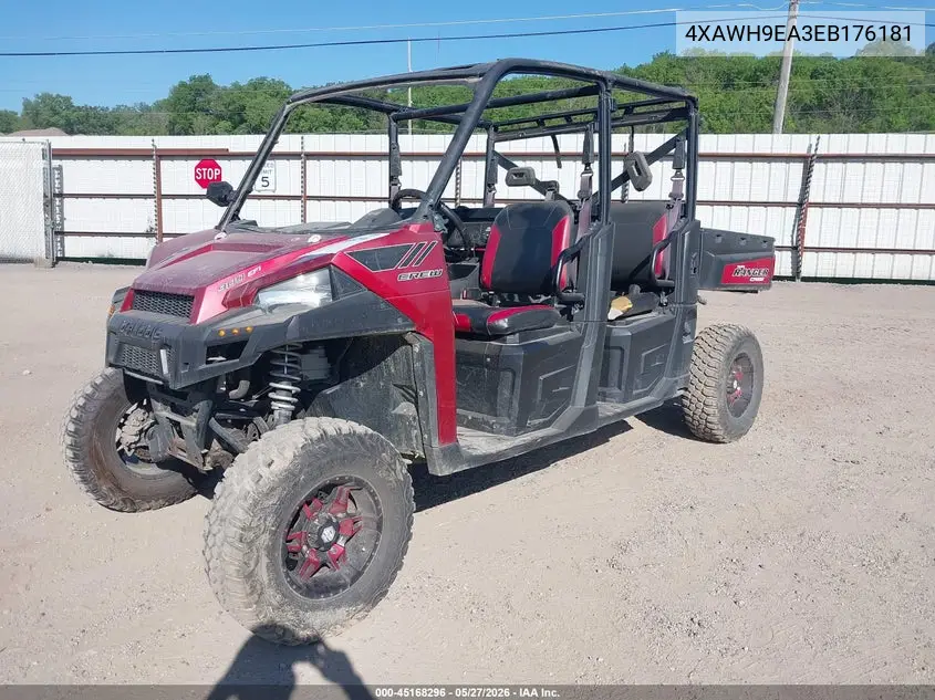 2014 Polaris Ranger 900 Crew VIN: 4XAWH9EA3EB176181 Lot: 45168296