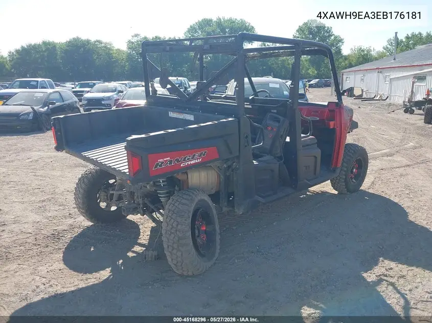 2014 Polaris Ranger 900 Crew VIN: 4XAWH9EA3EB176181 Lot: 45168296