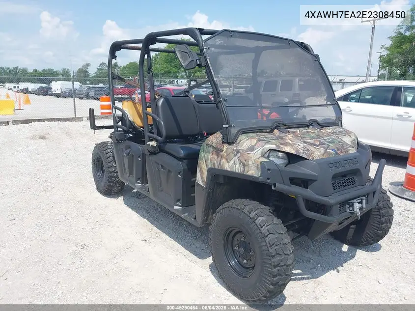 2014 Polaris Ranger 800 Crew Eps VIN: 4XAWH7EA2E2308450 Lot: 45290464
