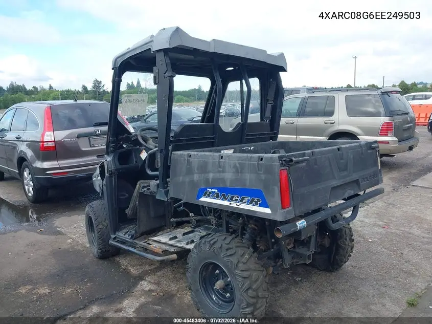 2014 Polaris Ranger Ev VIN: 4XARC08G6EE249503 Lot: 45483406