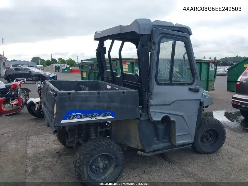 2014 Polaris Ranger Ev VIN: 4XARC08G6EE249503 Lot: 45483406