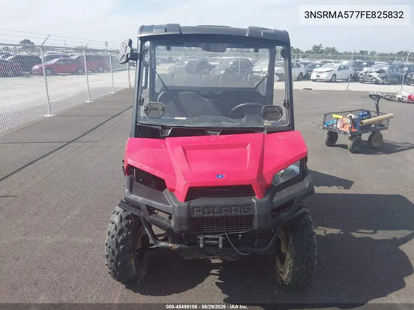 2015 Polaris Ranger 570 VIN: 3NSRMA577FE825832 Lot: 45496186