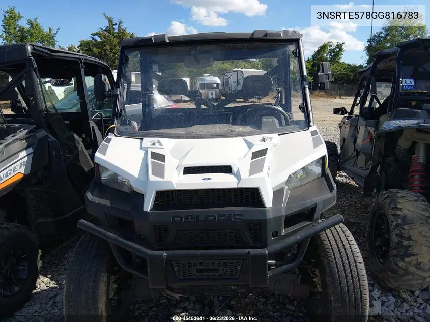 2016 Polaris Ranger 570 Eps Full-Size VIN: 3NSRTE578GG816783 Lot: 45453641