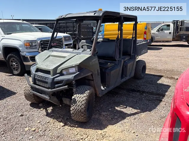 2018 Polaris Ranger 2018 Polaris Ranger 4X4 Utility Vehicle VIN: 3NSRNA577JE225155 Lot: 15206612
