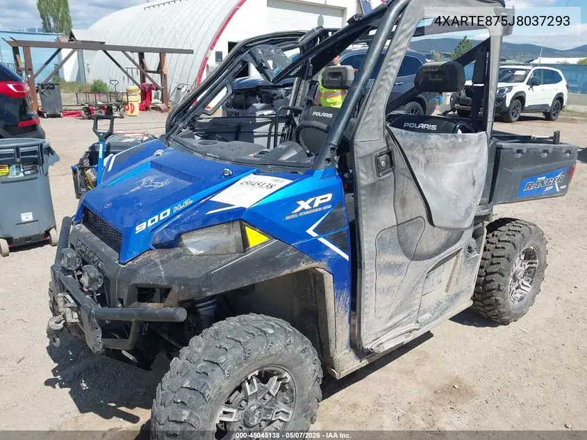 2018 Polaris Ranger Xp 900 Eps VIN: 4XARTE875J8037293 Lot: 45045138