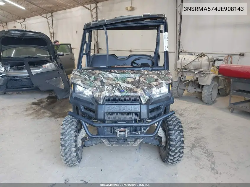2018 Polaris Ranger 570 VIN: 3NSRMA574JE908143 Lot: 45495260