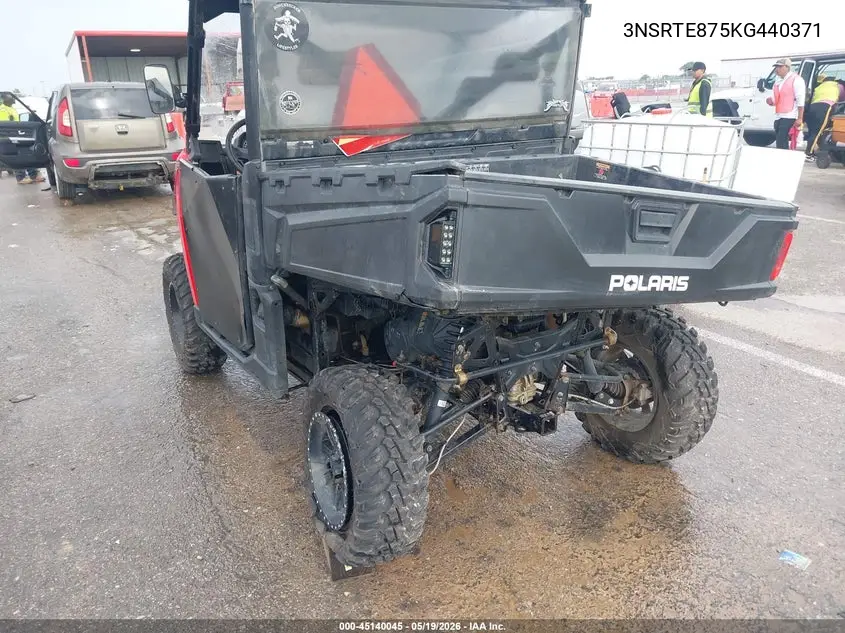2019 Polaris Ranger Xp 900 Eps VIN: 3NSRTE875KG440371 Lot: 45140045