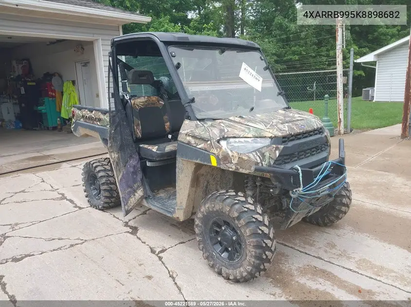 2019 Polaris Ranger Xp 1000 Eps Back Country Edition VIN: 4XARRB995K8898682 Lot: 45221589