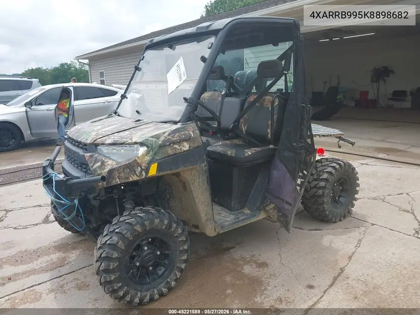 2019 Polaris Ranger Xp 1000 Eps Back Country Edition VIN: 4XARRB995K8898682 Lot: 45221589
