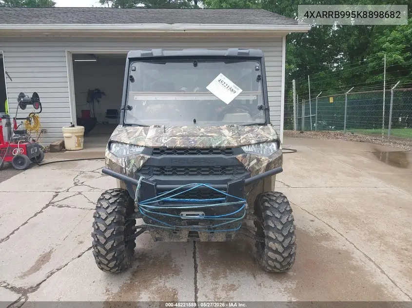 2019 Polaris Ranger Xp 1000 Eps Back Country Edition VIN: 4XARRB995K8898682 Lot: 45221589