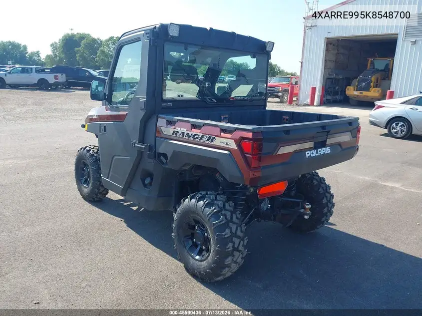 2019 Polaris Ranger Xp 1000 Eps VIN: 4XARRE995K8548700 Lot: 45590436